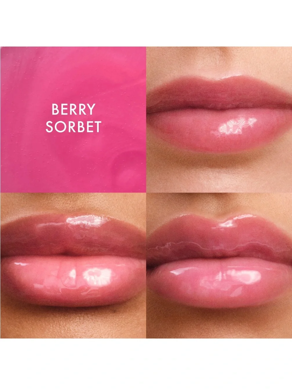 Summer Fridays Lip Butter Balm - Berry Sorbet with handmade charm